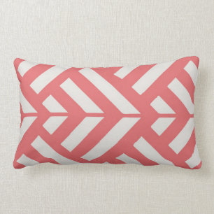 Coral Modern Lumbar Cushion