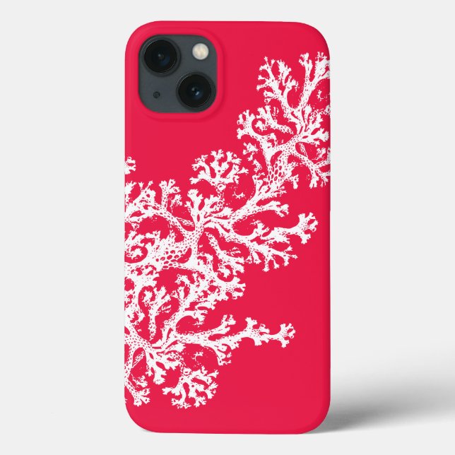 Coral Motif Case-Mate iPhone Case (Back)