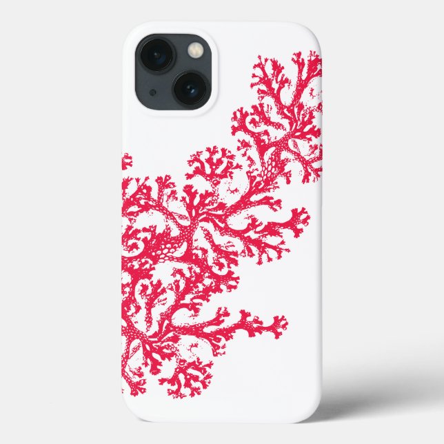 Coral Motif Case-Mate iPhone Case (Back)