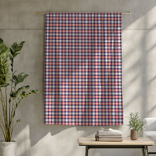 Coral Navy Throw Blanket Stylish and Comfortable