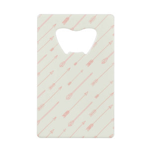 Coral Outlined Arrows Pattern