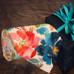 Coral Peach Navy Blue Roses Floral Neck Tie<br><div class="desc">This tie is made of polyester with a silky finish. Perfect luxury design with Coral Peach,  Pink,  Navy Blue Flowers Beautiful Watercolor Flowers Floral Roses Neck Tie. Boho bohemian let loose floral design. Great for formal occasions and weddings! Perfect for groomsmen. Moshiach Now!</div>