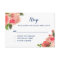 Coral Peonie on Navy RSVP Cards