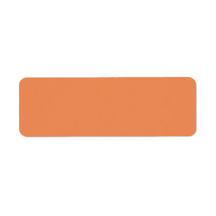 Coral pink background ready to customise return address label