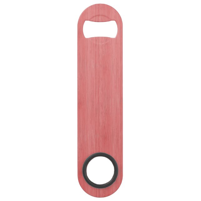 Coral Pink Bamboo Wood Grain Look (Front)
