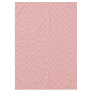 Coral Pink Chevron Tablecloth