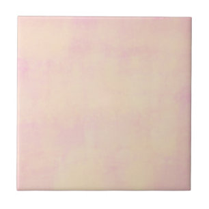 Coral Pink Earthy Pastel Tones Ceramic Tile