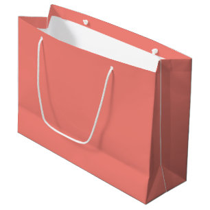 Coral - Pink Large Gift Bag