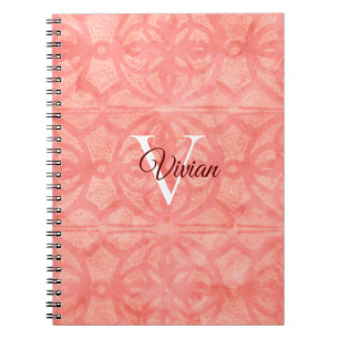Coral Pink Notebook