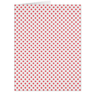 Coral Pink Polka Dots by Shirley Taylor