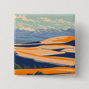 Coral Pink Sand Dunes 15 Cm Square Badge