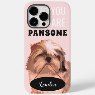 Coral Pink Shih Tzu iPhone 11 Pro Max Case