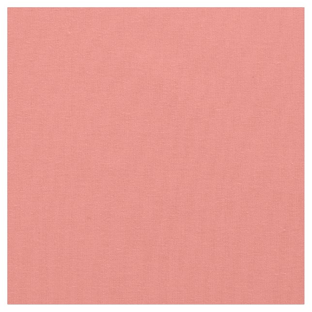 Coral Pink Solid Colour Fabric (Close Up)