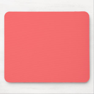 Coral Pink  (solid colour)  Mouse Pad