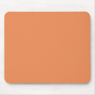 Coral pink solid colour ready to customise mouse pad