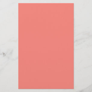 Coral Pink Stationery