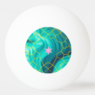 Coral Pong Wave Ping Pong Ball