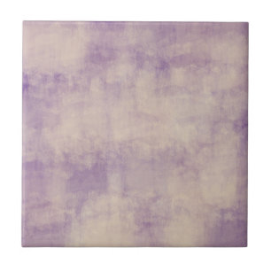 Coral Purple Earthy Pastel Tones Ceramic Tile