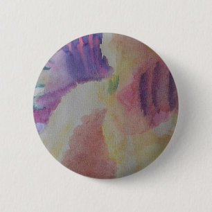 Coral Reef Abstract Art 6 Cm Round Badge