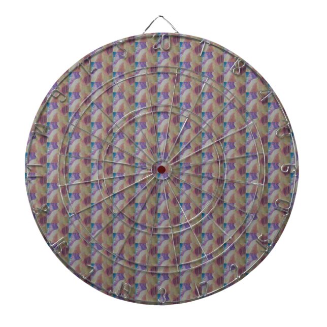 Coral Reef Abstract Art  Dartboard (Front)