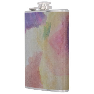 Coral Reef Abstract Art Hip Flask