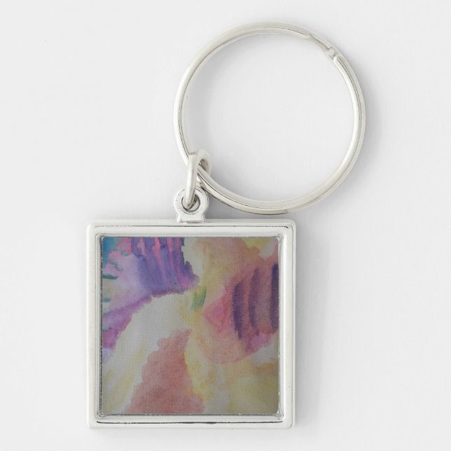 Coral Reef Abstract Art  Key Ring (Front)