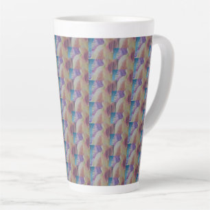 Coral Reef Abstract Art Latte Mug