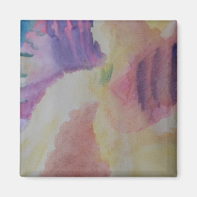 Coral Reef Abstract Art Magnet (Front)