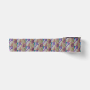Coral Reef Abstract Art  Satin Ribbon