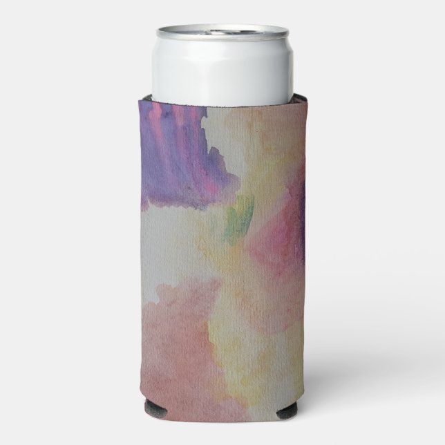 Coral Reef Abstract Art  Seltzer Can Cooler (Seltzer Front)