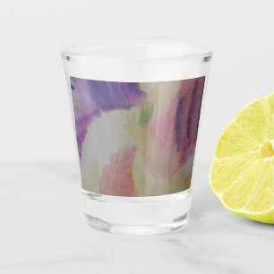 Coral Reef Abstract Art Shot Glass
