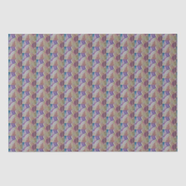 Coral Reef Abstract Art  Tissue Paper (Front)