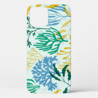 Coral Reef, Algae Seamless Pattern.
