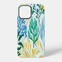 Coral Reef, Algae Seamless Pattern.