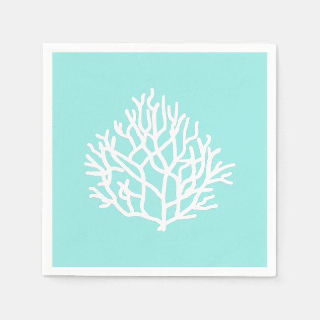 Coral Reef beach custom colours  Throw Pillow Coas Napkin (Front)