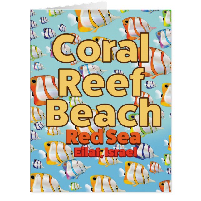Coral reef Beach Eilat, Israel (Front)