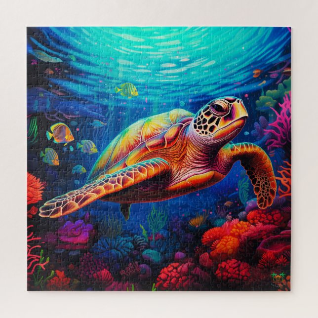 🐙Coral Reef Cruiser  Jigsaw Puzzle (Vertical)
