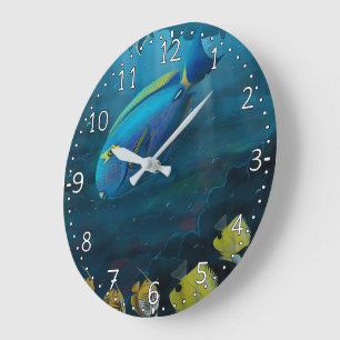 Coral Reef Fish clock