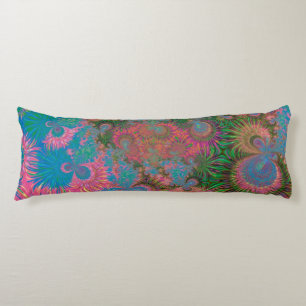 Coral Reef Fractal Abstract Art Body Cushion