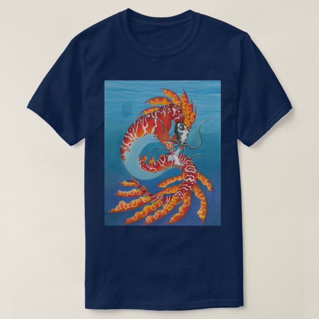 Coral Reef Kelpi T-Shirt (Design Front)