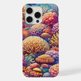 Coral Reef Life iPhone 15 Pro Max Case