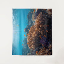 Coral Reef Ocean Tapestry