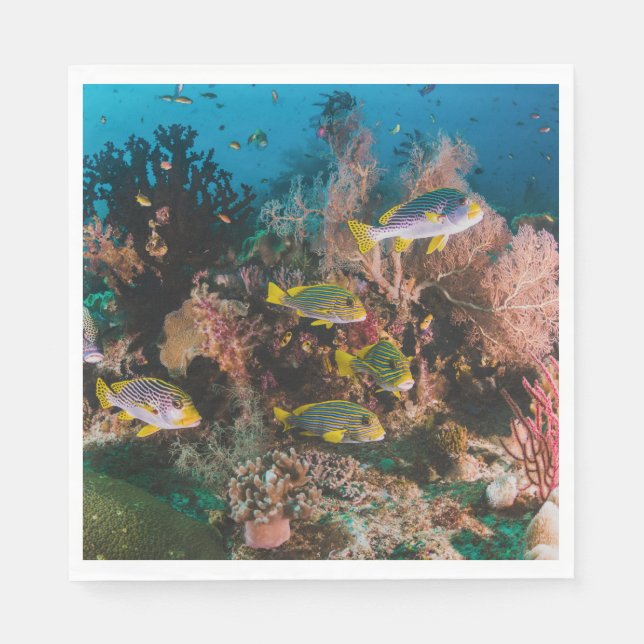 Coral Reef paper napkins (Front)