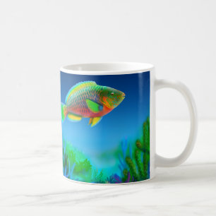 Coral Reef Parrotfish Mug