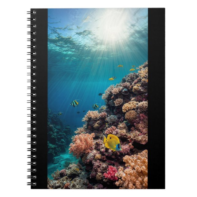 Coral Reef Underwater Notebook (Front)