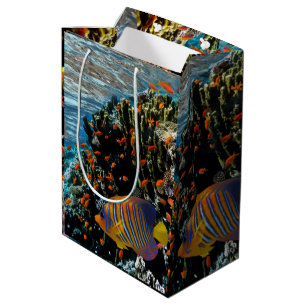 Coral Reef with Fire Coral and Exotic Fishes Medium Gift Bag