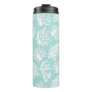 Coral Reefs summer coastal beach  Throw Pillow Tis Thermal Tumbler