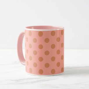 Coral retro mug