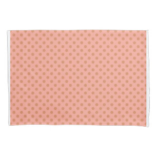 Coral retro pillowcase