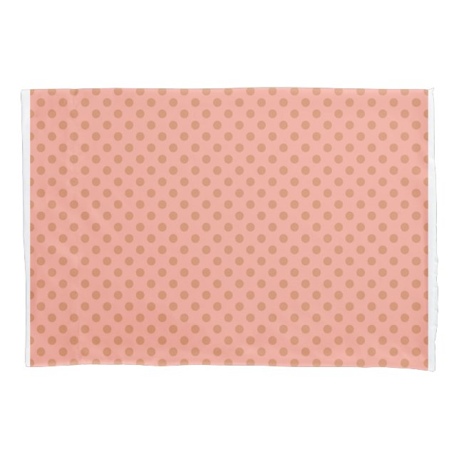 Coral retro pillowcase (Front)
